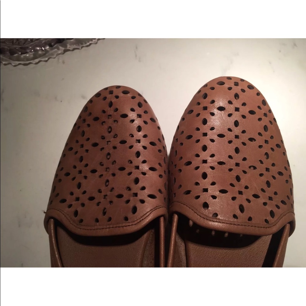 Lucky Brand pinhole leather ballet flats loafers - Picture 5 of 7